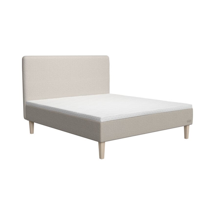Jensen AMBASSADØR NORDIC Rammeseng 150x200 cm i Beige/natur
