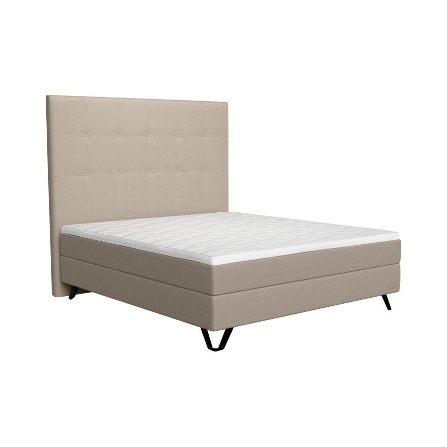Jensen AMBASSADØR PLUS Kontinentalseng 150x200 cm i Beige/natur