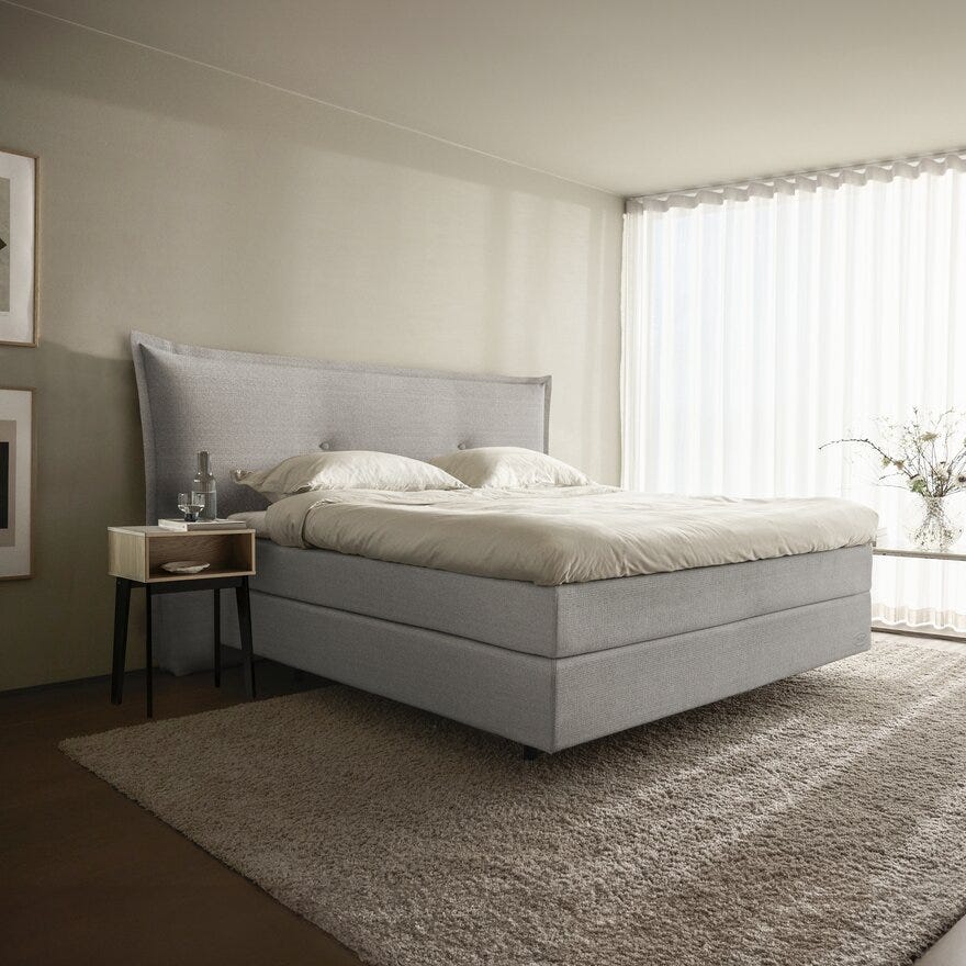 Jensen FENIX COZY Sengegavl 225x137 cm i Grå