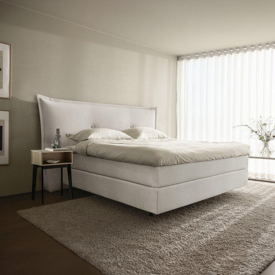 Jensen FENIX COZY Sengegavl 190x132 cm i Beige/natur