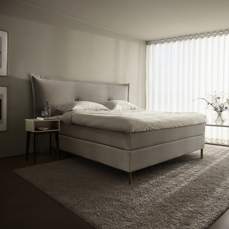 Jensen AMBASSADØR Kontinentalseng 150x200 cm i Beige/natur