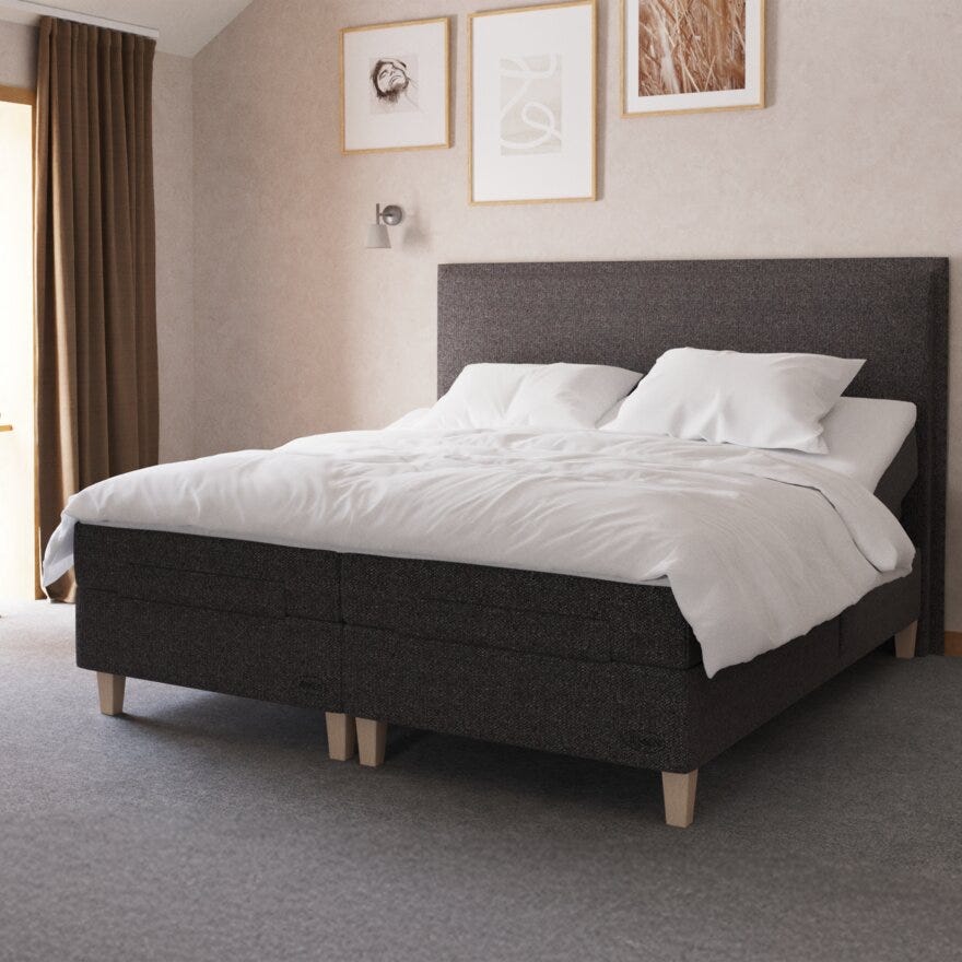 Jensen DIPLOMAT DREAM Regulerbar seng 90x200 cm i Grå