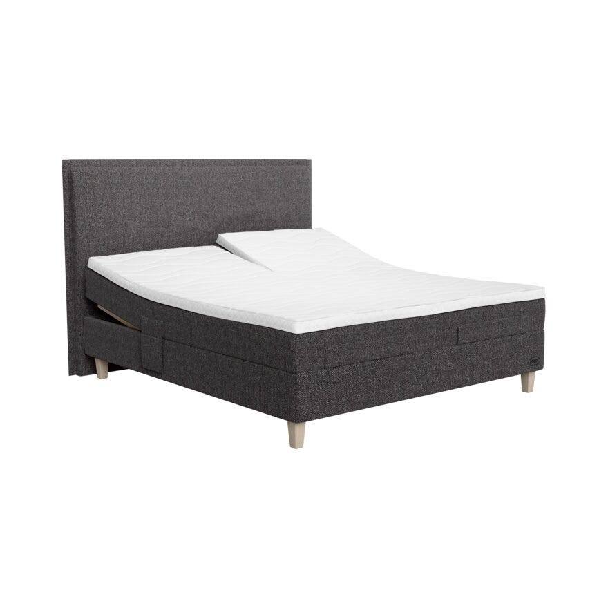 Jensen DIPLOMAT DREAM Regulerbar seng 160x200 cm i Grå