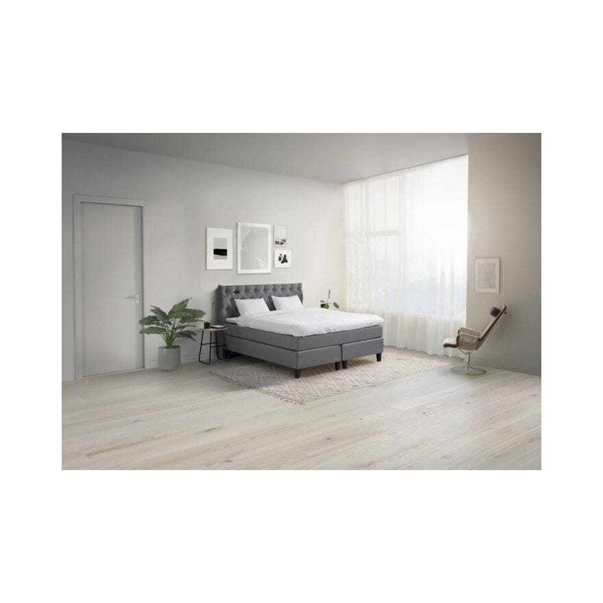 Jensen DIPLOMAT LIMITED Kontinentalseng 180x200 cm i Grå