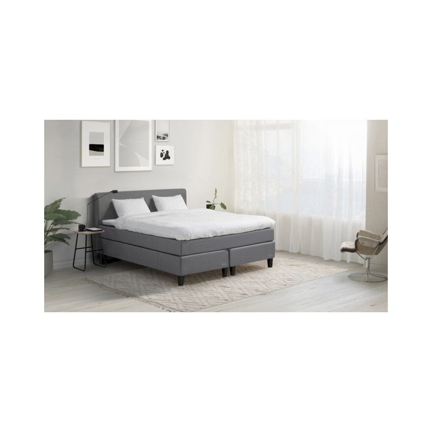 Jensen DIPLOMAT LIMITED Kontinentalseng 180x200 cm i Grå