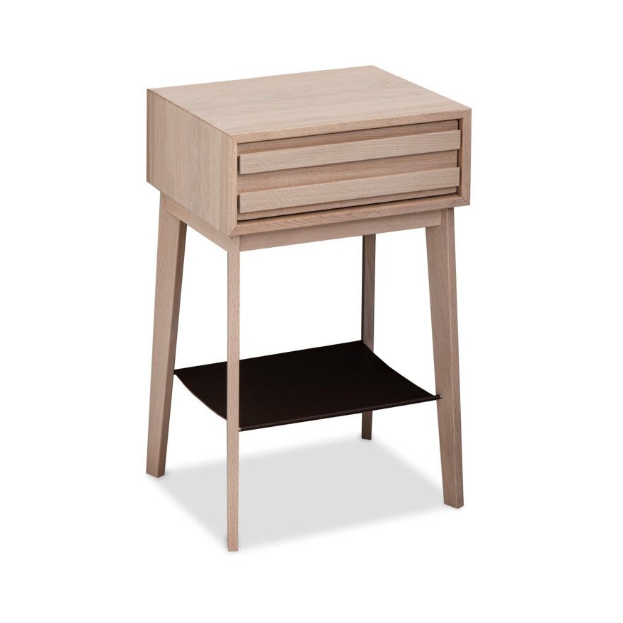 Jensen EICON TALL Nattbord 45x40 cm i Hvit
