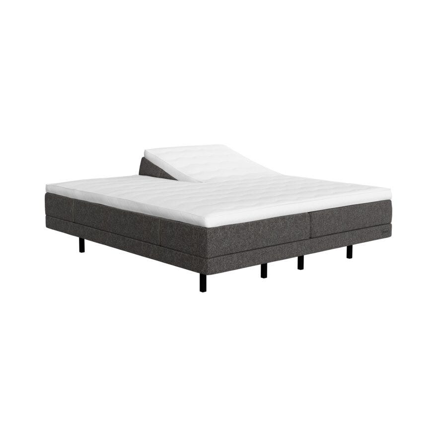Jensen PRESTIGE LEAN Regulerbar seng 160x200 cm i Svart