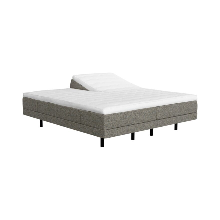 Jensen PRESTIGE LEAN Regulerbar seng 160x200 cm i Grå