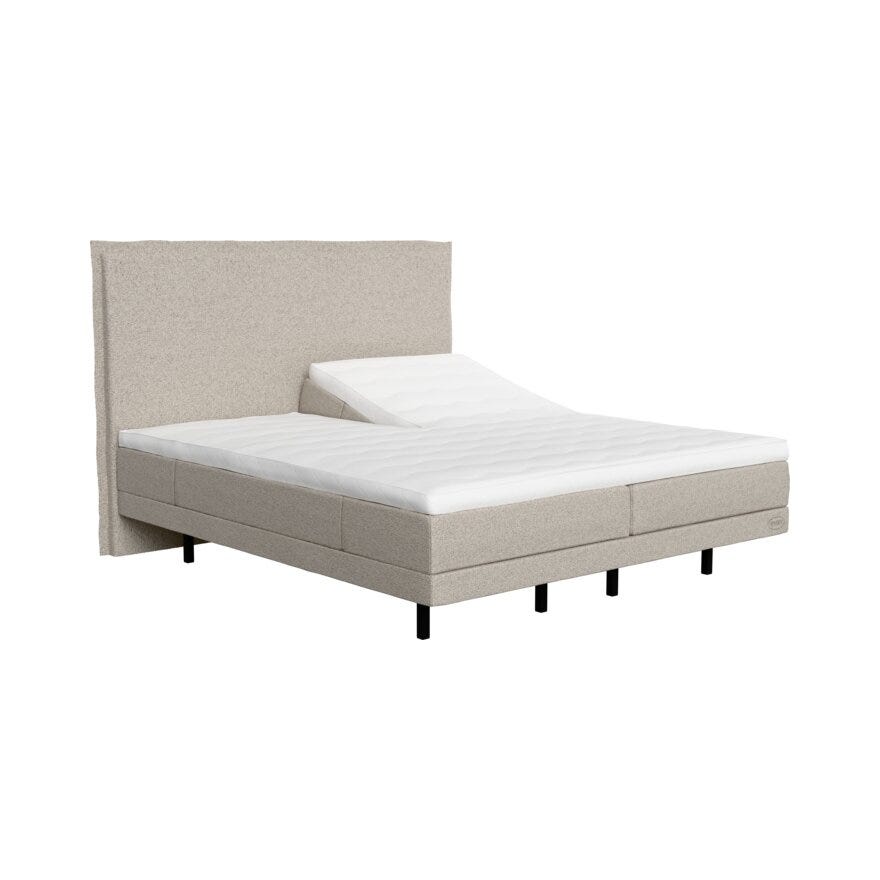 Jensen PRESTIGE LEAN Regulerbar seng 160x200 cm i Beige/natur