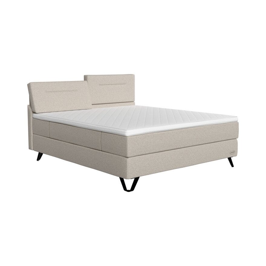Jensen PRESTIGE Kontinental med Exact 150x200 cm i Beige/natur