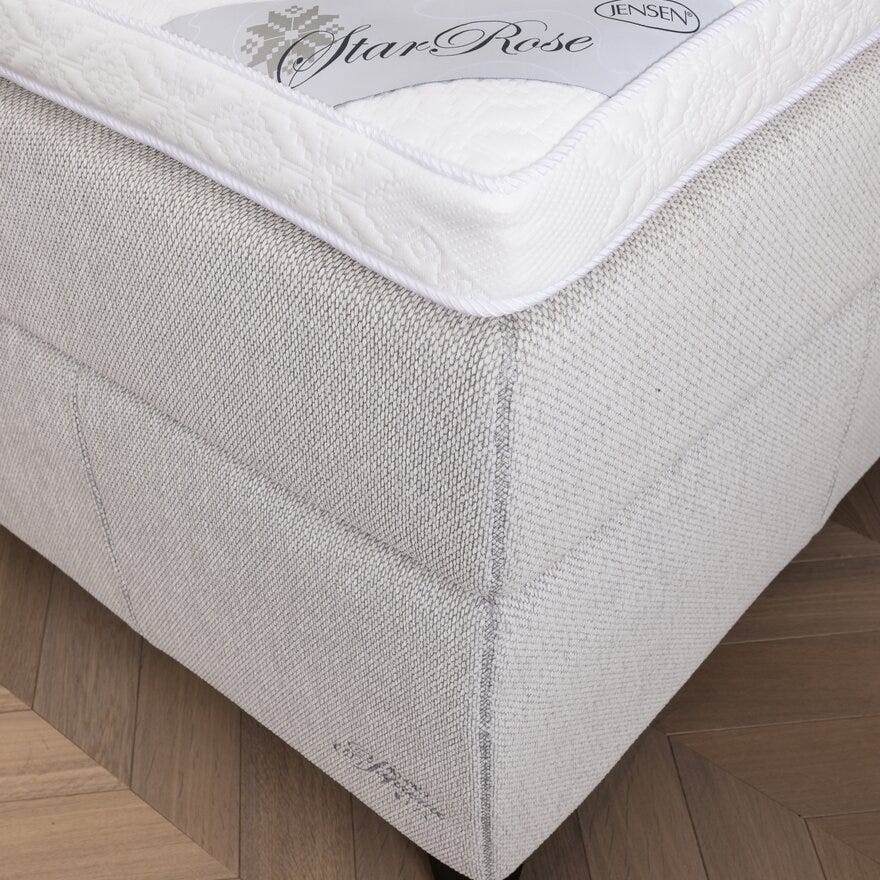 Jensen SUPREME ICON Kontinental med Exact 180x200 cm i Grå