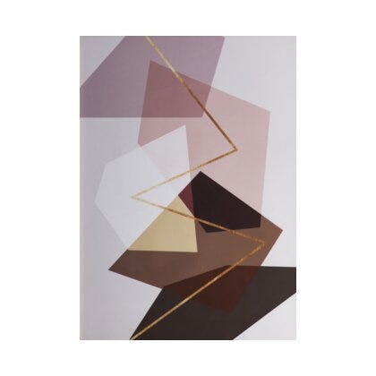 ABSTRACT Poster 50x70 cm i Beige/natur