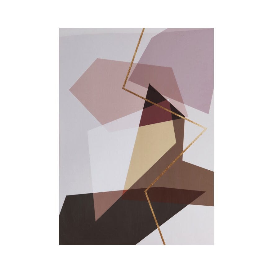 ABSTRACT Poster 50x70 cm i Beige/natur