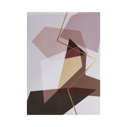ABSTRACT Poster 50x70 cm i Beige/natur