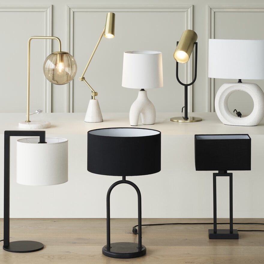 Sindig ASTRO Bordlampe H56 cm i Gul