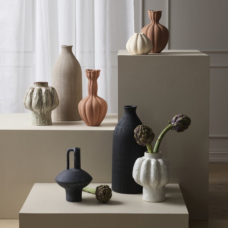 Sindig DESERT Vase H32 cm i Oransje