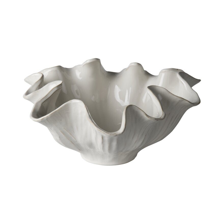 Sindig ARIEL Fat 35.5x35.5 cm i Hvit