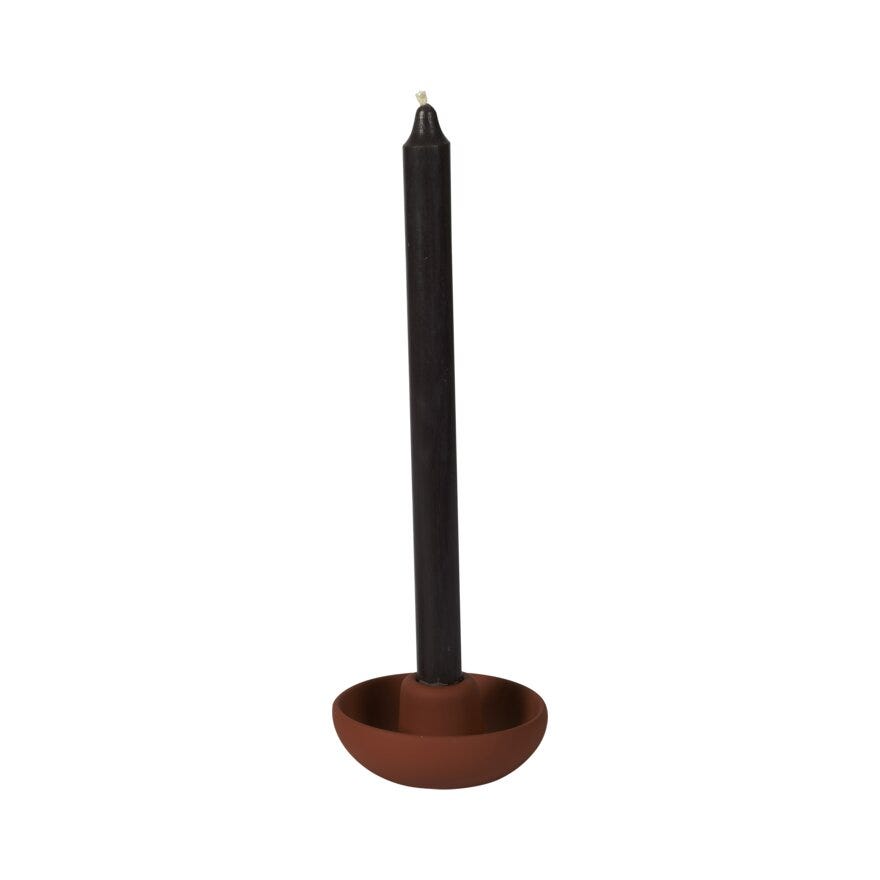 Sindig MAYA Lysestake H4.5 cm i Gul