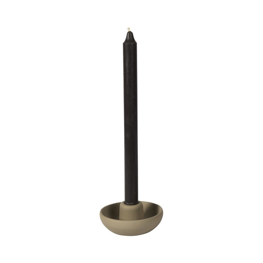 Sindig MAYA Lysestake H4.5 cm i Beige/natur