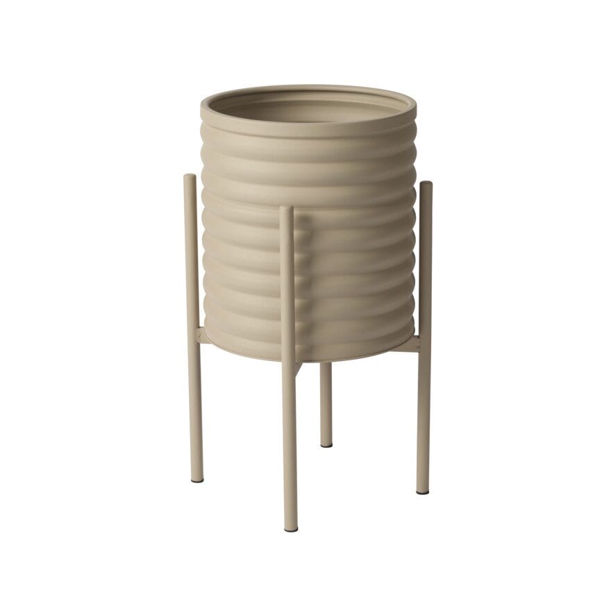 Sindig BØLGE Pidestall H49 cm i Beige/natur