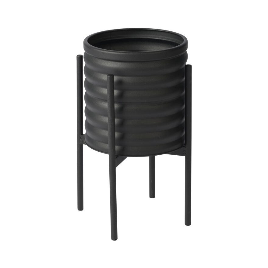 Sindig BØLGE Pidestall H37.5 cm i Svart