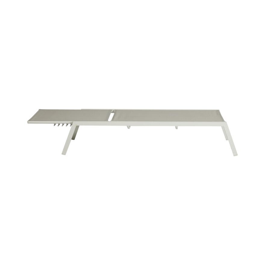 Beck hvit solseng 58.5x205