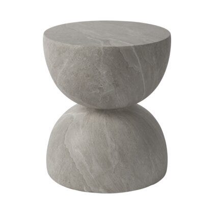 Sindig BERG Sidebord Ø40 cm i Grå