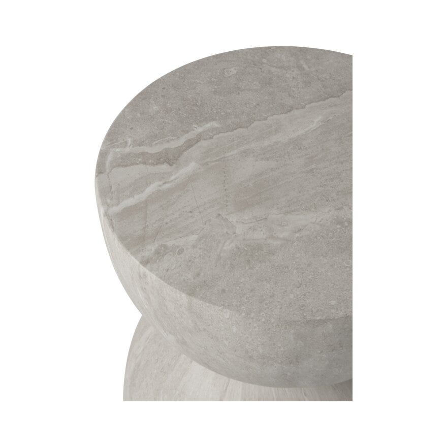 Sindig BERG Sidebord Ø40 cm i Grå
