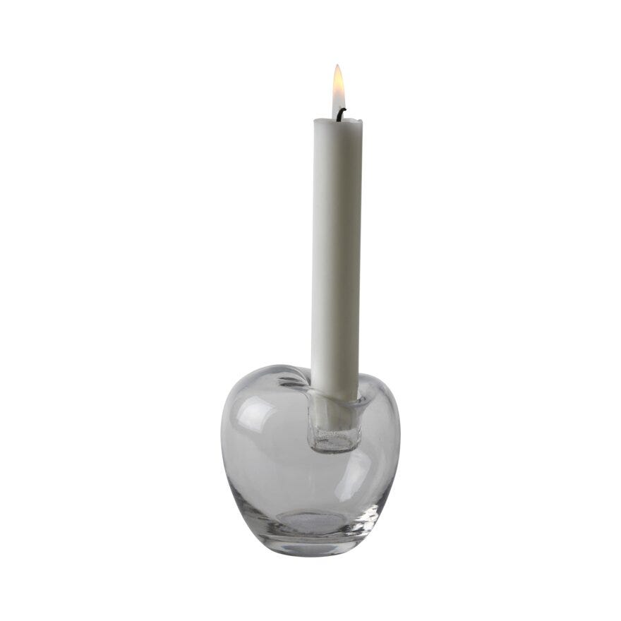 Sindig BOWL Lysestake H9.5 cm i Klar