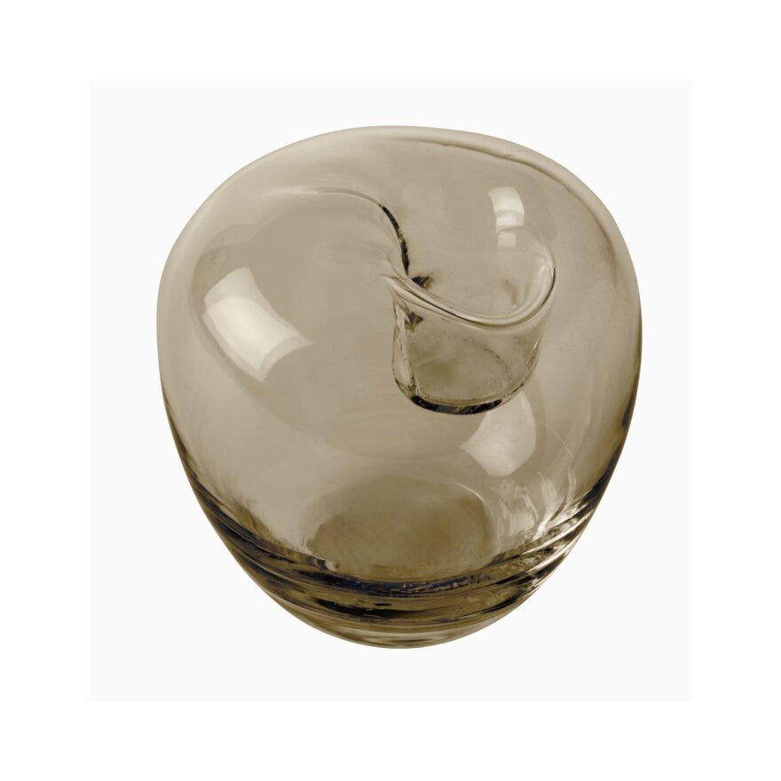 Sindig BOWL Lysestake H9.5 cm i Brun