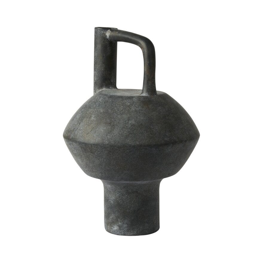 Sindig CANOS Vase H35 cm i Svart
