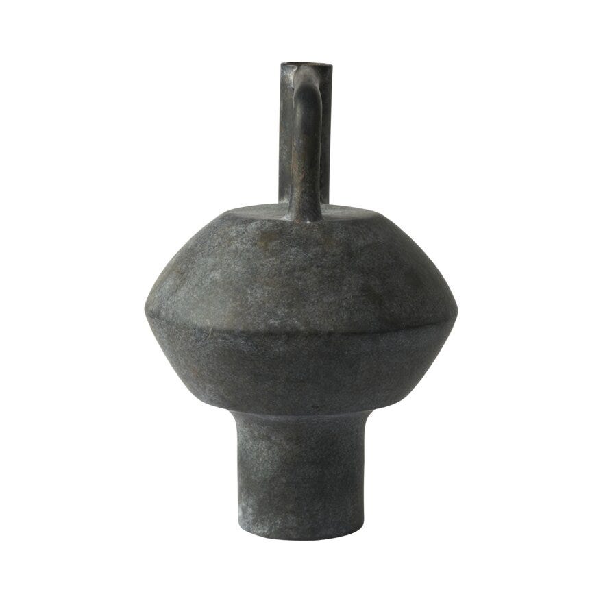 Sindig CANOS Vase H35 cm i Svart