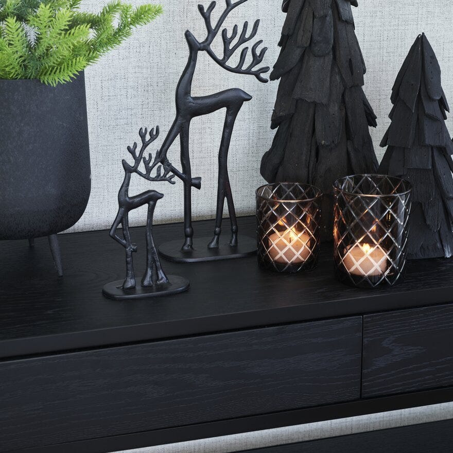 Halvor Bakke LUSTER Dekortre Ø23 cm i Svart designet av Halvor Bakke