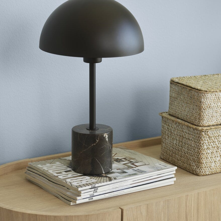 Sindig CETA Bordlampe H43 cm i Brun