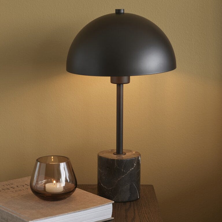 Sindig CETA Bordlampe H43 cm i Brun