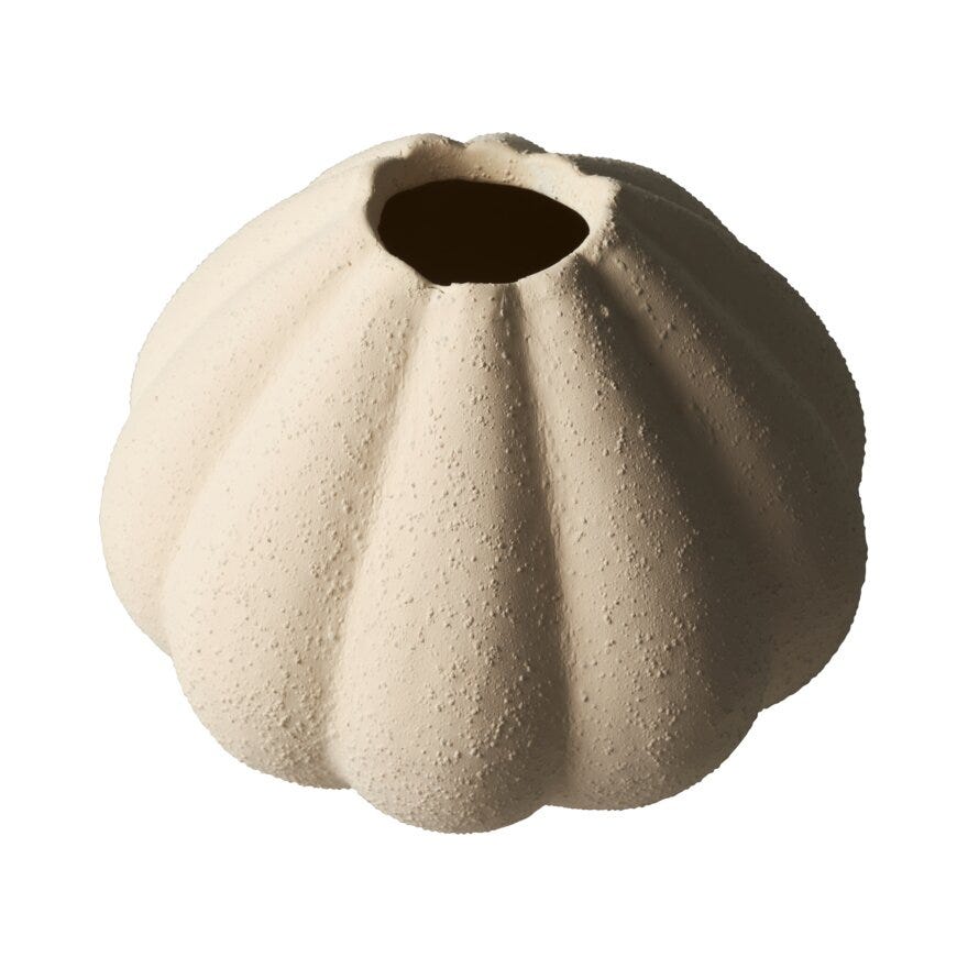 Sindig DESERT Vase H12 cm i Beige/natur