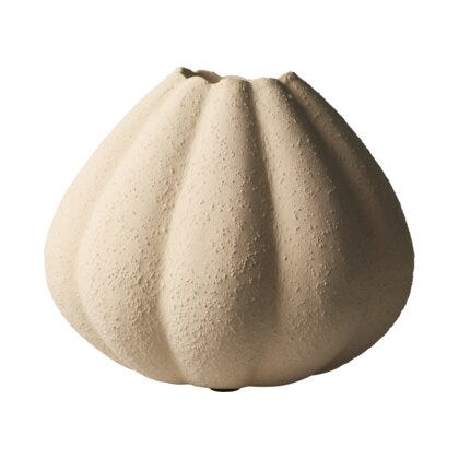 Sindig DESERT Vase H12 cm i Beige/natur