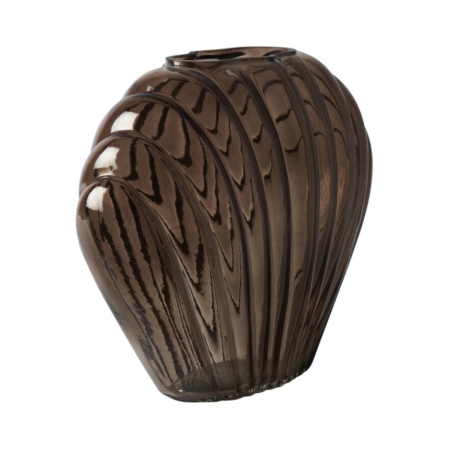 Sindig DORY Vase H21.8 cm i Brun