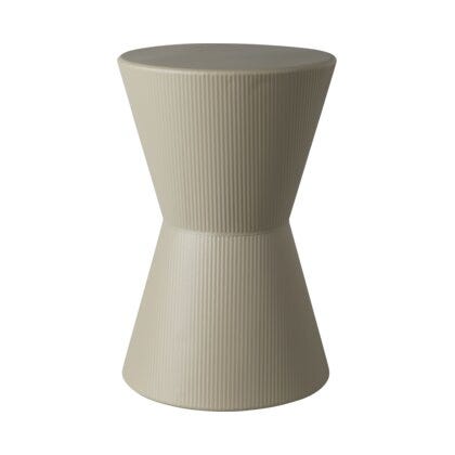 Sindig DRUM Pidestall H45 cm i Beige/natur