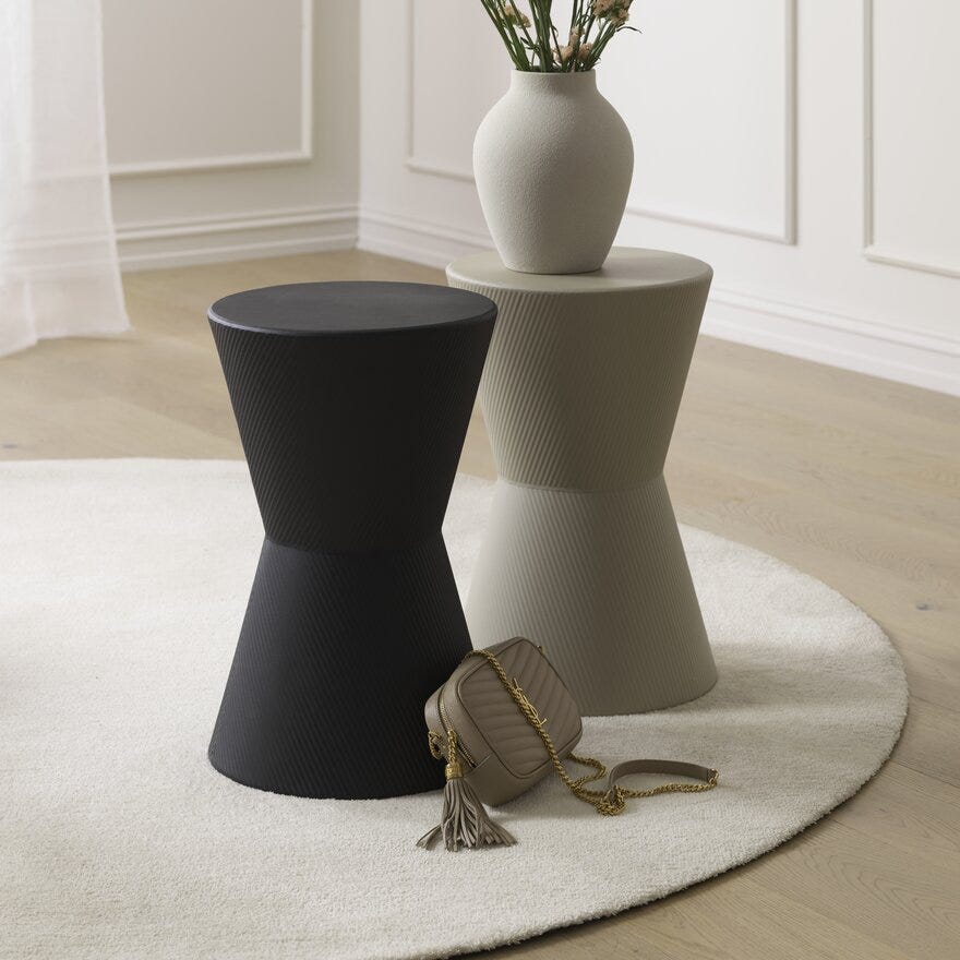 Sindig GILLI Vase H27.5 cm i Beige/natur