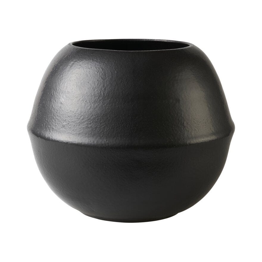 Sindig EIRA Urne Ø37 cm i Svart