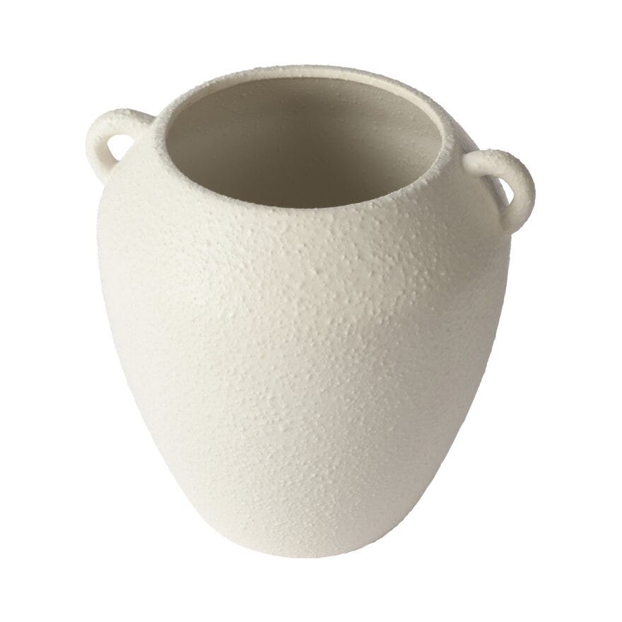 Sindig EIRA Urne Ø23 cm i Hvit