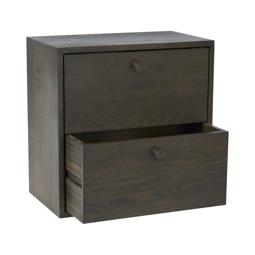 Sindig EKLUND Veggreol 30x18 cm i Brun