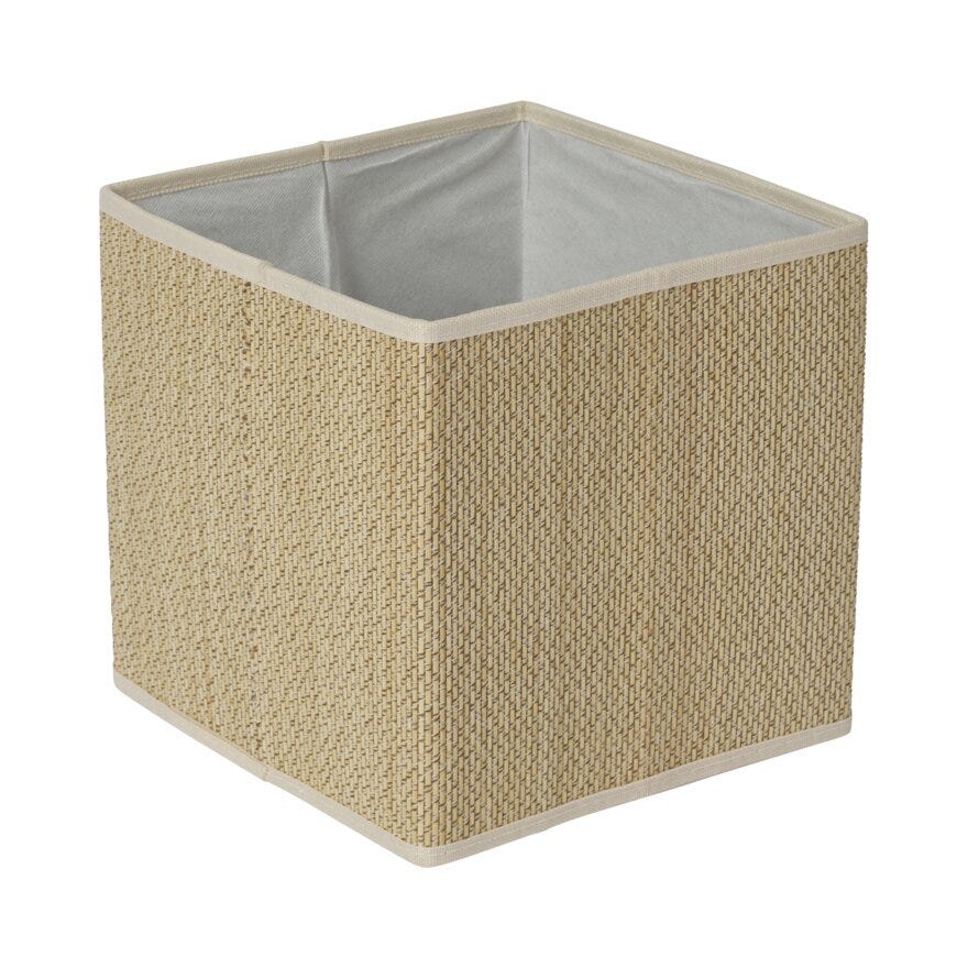 Sindig ELLEFSEN Oppbevaringsboks 30x30 cm i Beige/natur