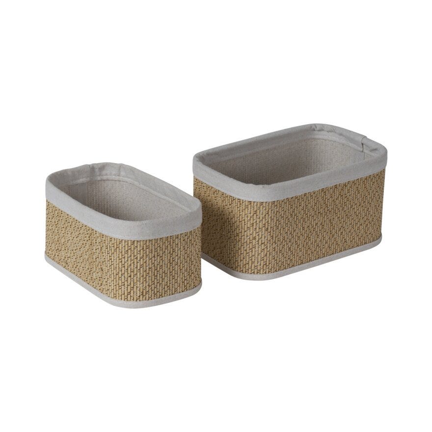 Sindig ELLEFSEN Kurvsett 24x15 cm i Beige/natur