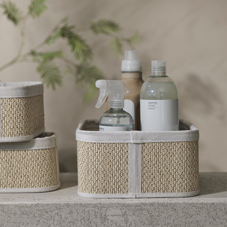 Sindig ELLEFSEN Kurvsett 30x24 cm i Beige/natur