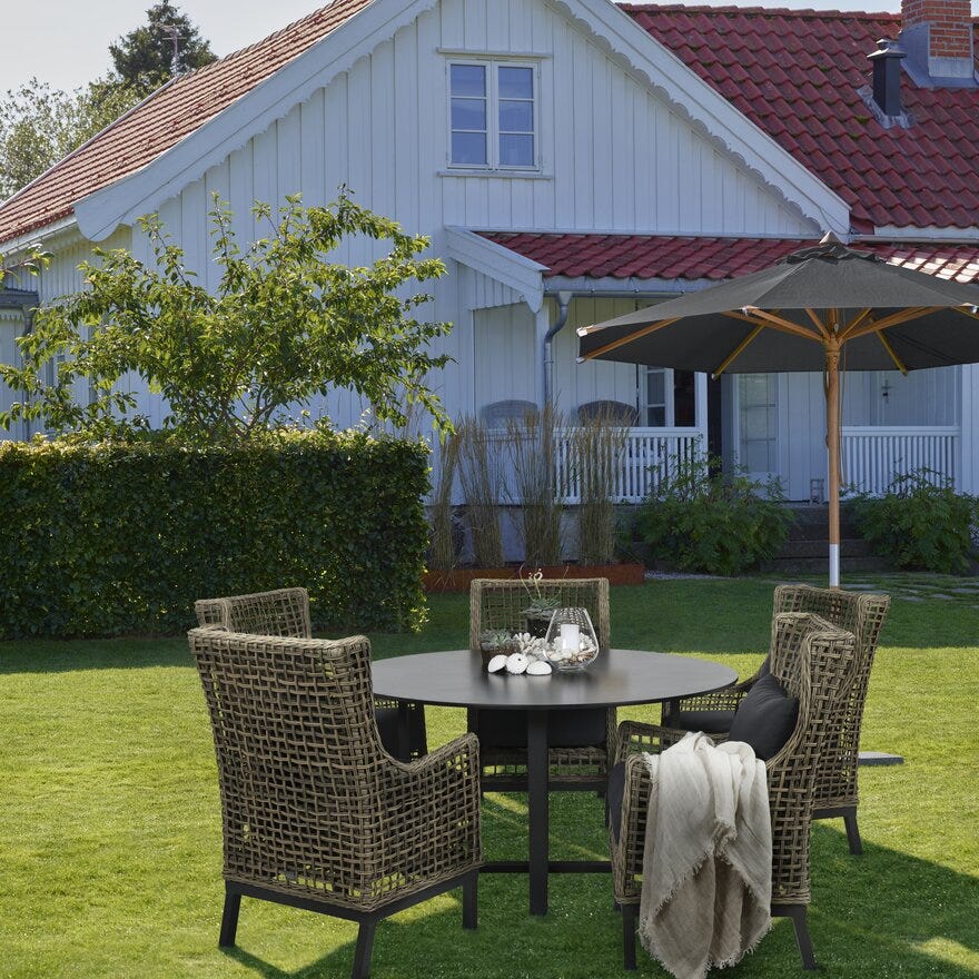Signature Collection By Halvor Bakke GARDEN Spisestol med armlene i Beige/natur