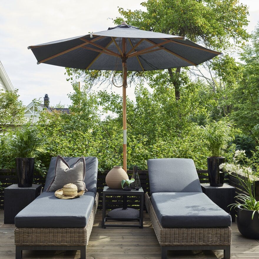 Signature Collection By Halvor Bakke GARDEN Solseng Tett flett 68x201 cm i Grå designet av Halvor Bakke
