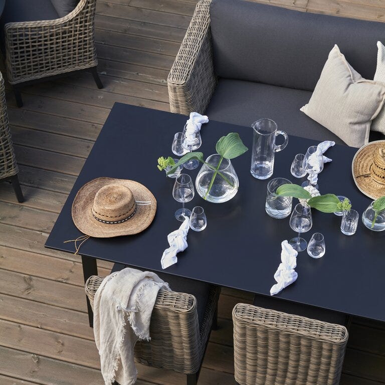 Signature Collection By Halvor Bakke GARDEN 3 seter Tett flett i Beige/natur designet av Halvor Bakke