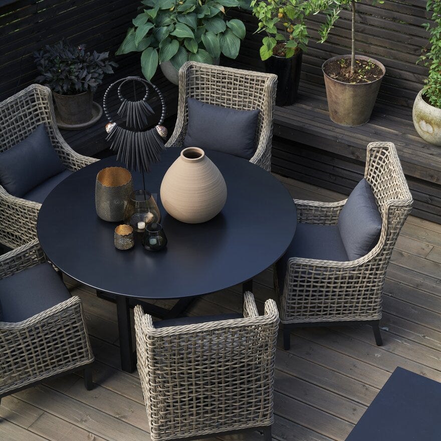 Signature Collection By Halvor Bakke GARDEN Spisebord Ø140 cm i Svart